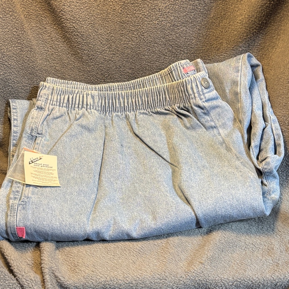 Woman Within Light Gray Stretch Jeans